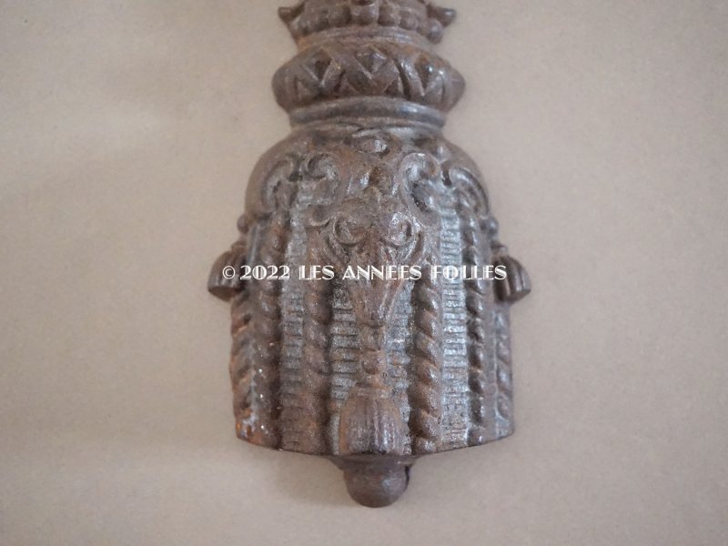 画像8: アンティーク カーテンのタッセル型 重し メタル製