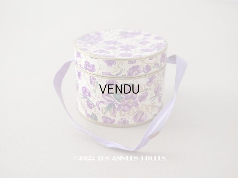 画像1: アンティーク 菫の砂糖菓子の紙箱 VIOLETTES DE TOULOUSE