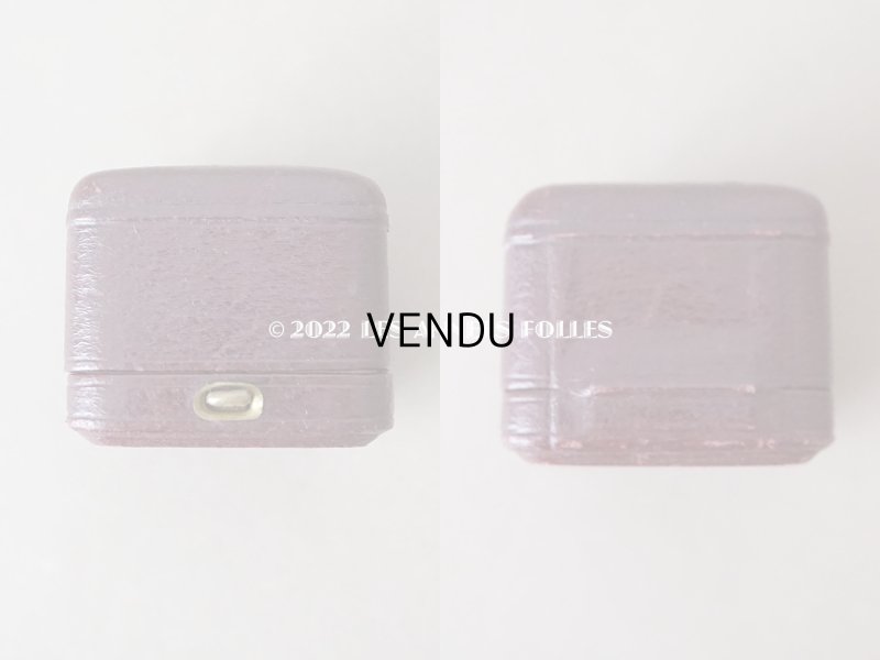 画像9: アンティーク  本革製 リングボックス ジュエリーボックス　ボルドー