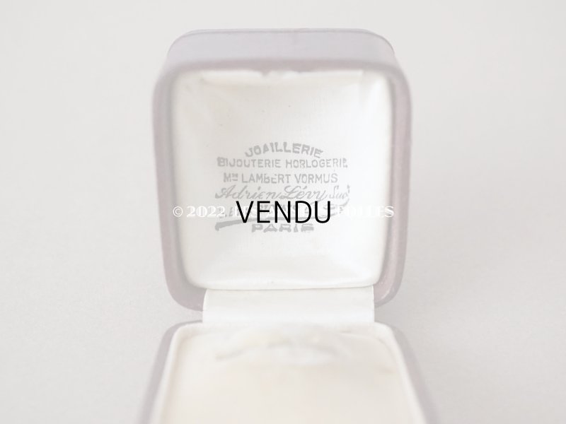 画像5: アンティーク  本革製 リングボックス ジュエリーボックス　ボルドー