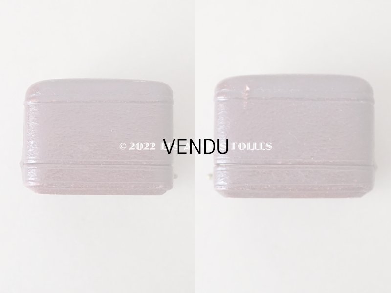 画像10: アンティーク  本革製 リングボックス ジュエリーボックス　ボルドー