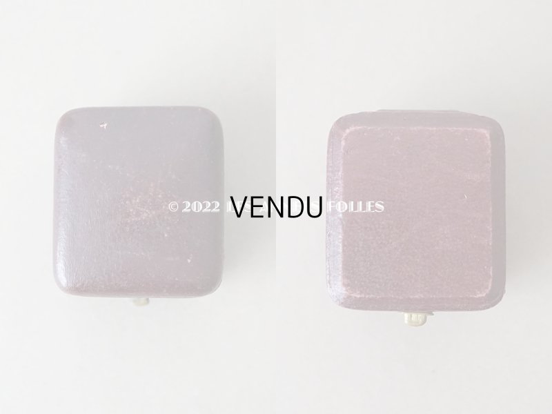 画像8: アンティーク  本革製 リングボックス ジュエリーボックス　ボルドー