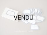アンティーク メルスリーのラベル 箱入り 約70枚セット (M) 4.2×2.7cm