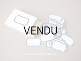 アンティーク メルスリーのラベル 箱入り 約80枚セット (S) 4×2.5cm