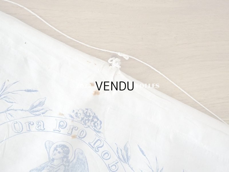 画像6:  アンティーク 教会の旗 天使