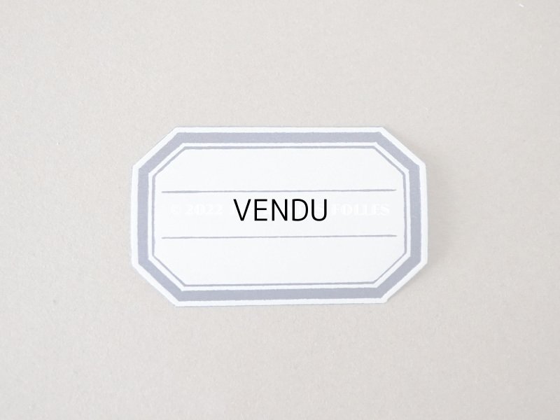 画像4: アンティーク メルスリーのラベル 箱入り 約80枚セット (S) 4×2.5cm