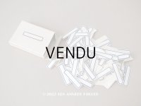 アンティーク メルスリーのラベル 箱入り 約150枚セット (XS) 4×1cm