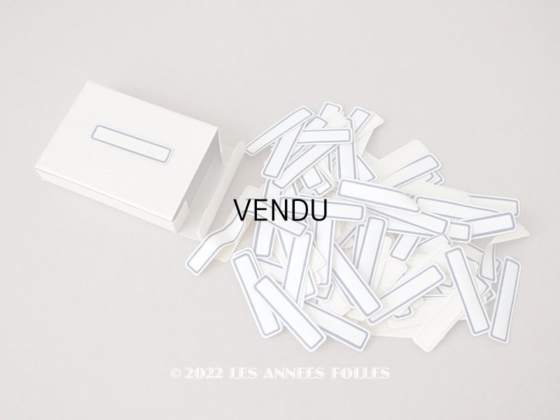画像1: アンティーク メルスリーのラベル 箱入り 約150枚セット (XS) 4×1cm
