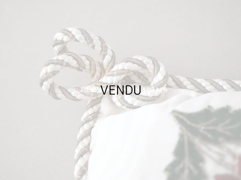 画像7: 19世紀 ナポレオン3世時代 アンティーク シルク製 ハンキーケース クッション付 刺繍入り  ハンカチ用ポシェット