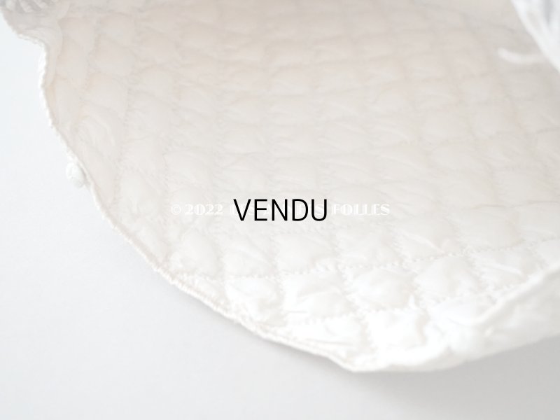 画像13: 19世紀 ナポレオン3世時代 アンティーク シルク製 ハンキーケース クッション付 刺繍入り  ハンカチ用ポシェット