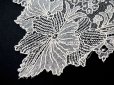 画像13: 19世紀 アンティーク ポワンドガーズ 結婚式のハンカチ モノグラムの刺繍入り 【 ポワン・ド・ガーズ 】