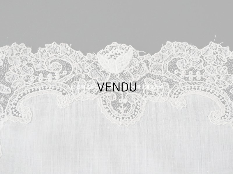 画像4: アンティーク ポワンドローズ  結婚式のハンカチ  【ポワン・ド・ローズ】　【ポワン・ド・ガーズ】 