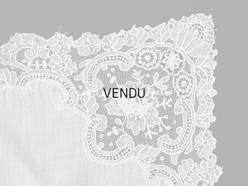 画像5: アンティーク ポワンドローズ  結婚式のハンカチ  【ポワン・ド・ローズ】　【ポワン・ド・ガーズ】 