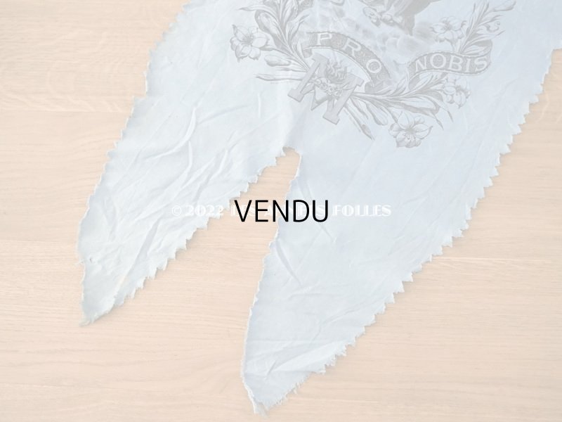 画像5:  アンティーク 教会の旗 聖母マリア