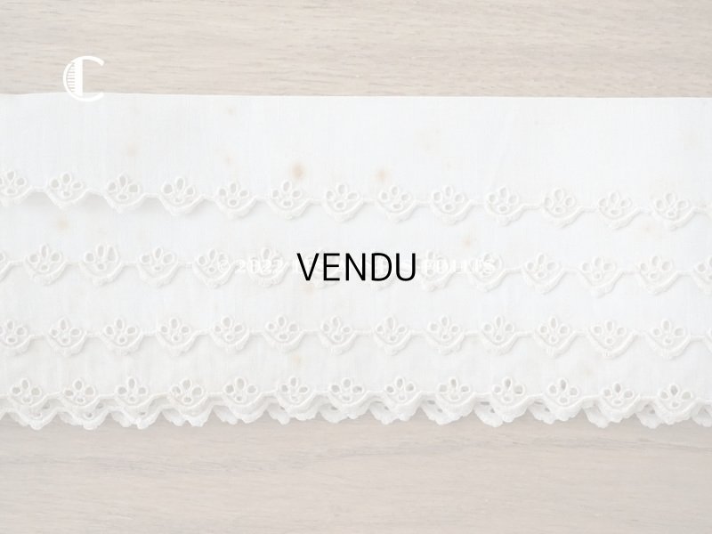 画像4: アンティーク カットワークレース