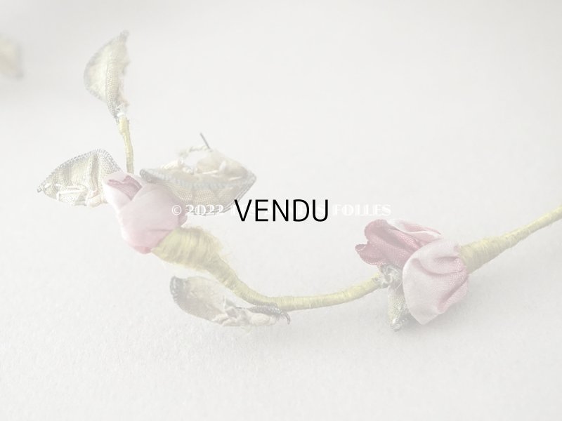 画像3: アンティーク 薔薇のロココモチーフのティアラ 花冠　