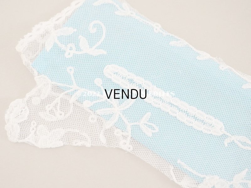 画像4: アンティーク   結婚式 レースのグローブ アプリカシオン・アングレテール　ウェディンググローブ