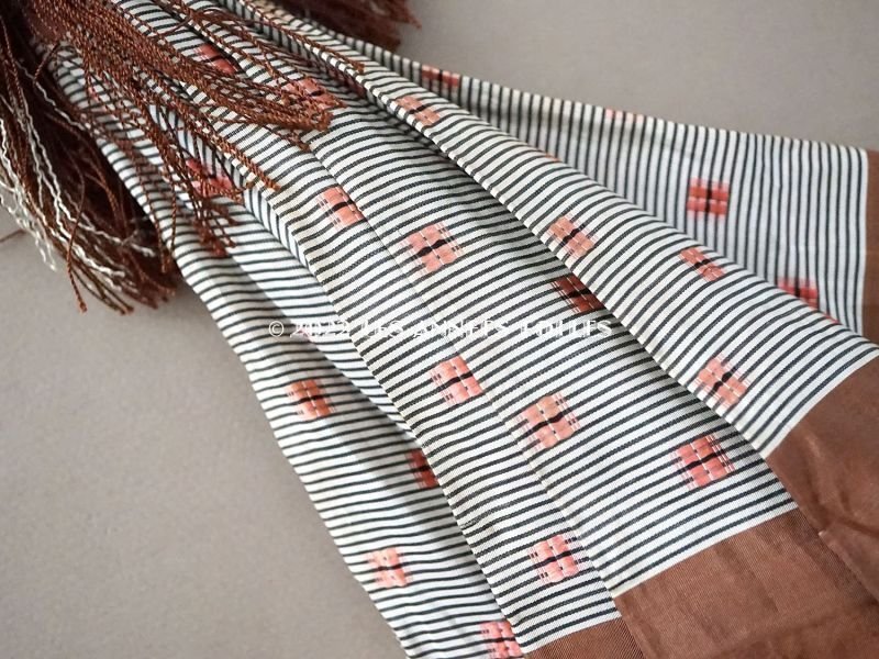 画像3: 19世紀末 アンティーク  シルク製　ピンク＆チョコレートブラウンの日傘 　