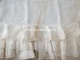 画像7: 1900年代 アンティーク  ドレスの裾  4段のフリル ギャザー入り＆ヴァランシエンヌレース 3.3m