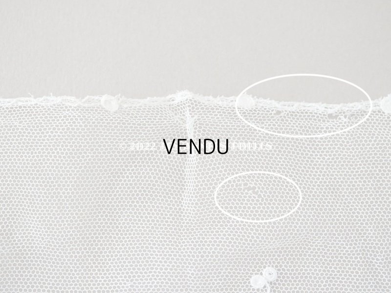 画像13: アンティーク  レース 花のメダイヨン　2.2m  幅12.6cm