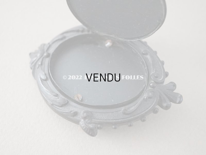 画像5: アンティーク  ヴィクトリアン 鈴蘭のロケットブローチ モーニングジュエリー