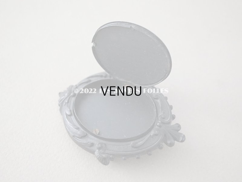 画像4: アンティーク  ヴィクトリアン 鈴蘭のロケットブローチ モーニングジュエリー