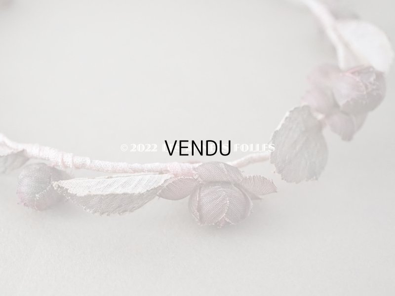 画像5: アンティーク ピンクの花冠 ティアラ　ヴェールガール