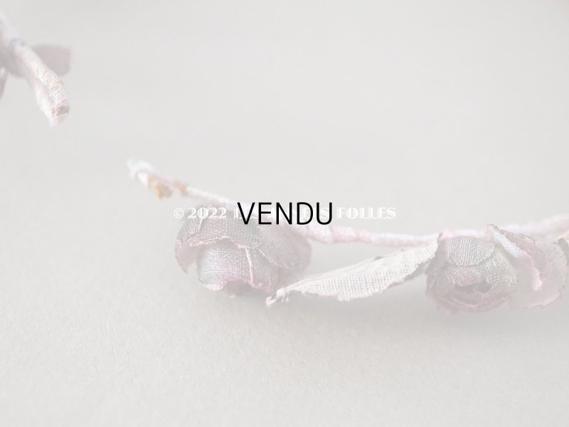 画像7: アンティーク ピンクの花冠 ティアラ　ヴェールガール