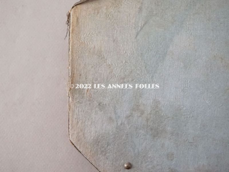 画像13: アンティーク トレイ マリー・アントワネットの肖像画 シルク製　薔薇のロココトリム 小物入れ