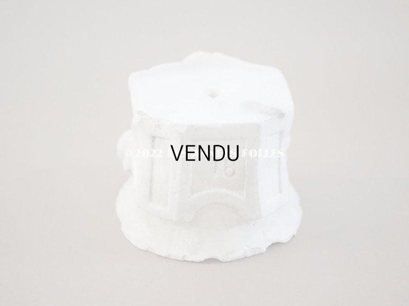 画像3: 1900年代 アンティーク マリア像の台座　石膏製 ハート＆ロカイユ装飾  