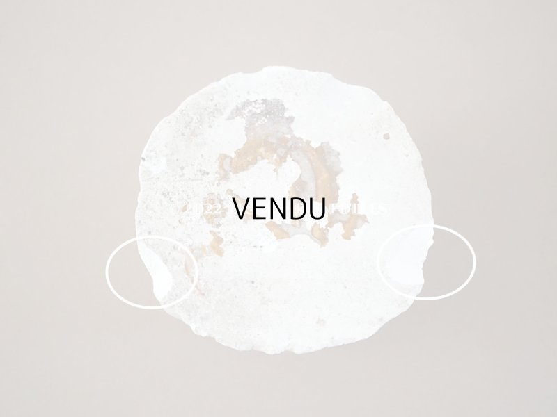 画像6: 1900年代 アンティーク マリア像の台座　石膏製 ハート＆ロカイユ装飾  