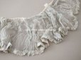 画像2: 1900年頃　アンティーク ウェディングドレスの装飾　シルクシフォンのプリーツ (2)