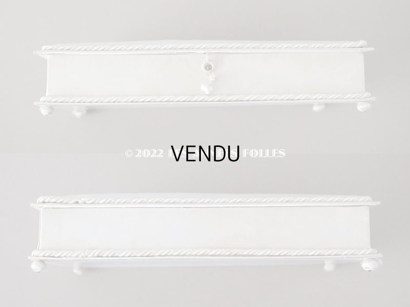 画像8: アンティーク シルクサテン 結婚式のドラジェのボックス AU FIDELE BERGER DE VICHY