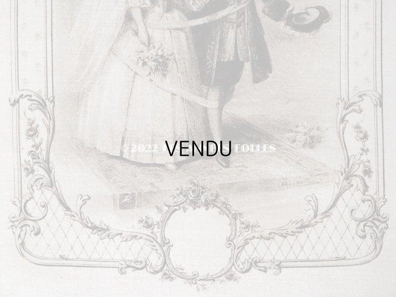 画像5: アンティーク シルクサテン 結婚式のドラジェのボックス AU FIDELE BERGER DE VICHY