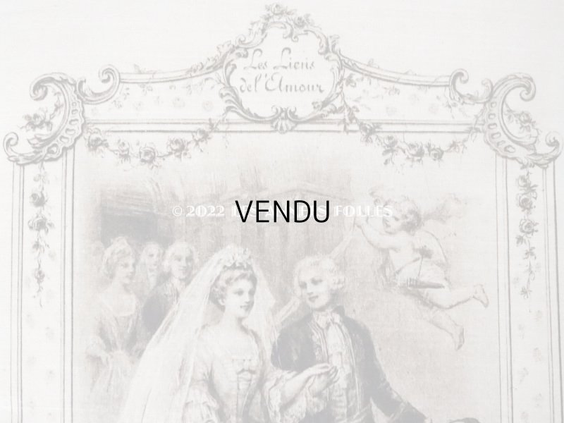 画像4: アンティーク シルクサテン 結婚式のドラジェのボックス AU FIDELE BERGER DE VICHY