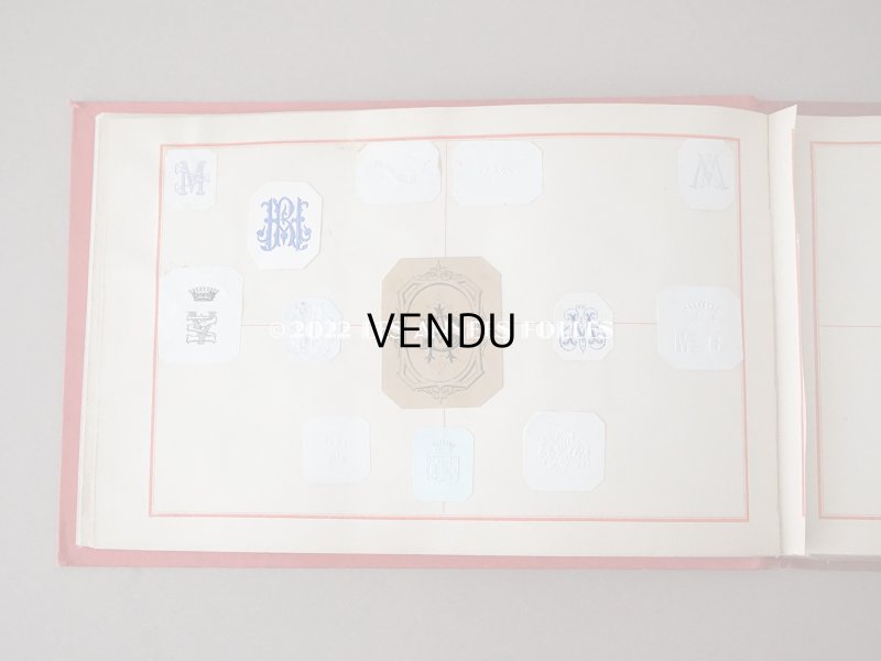 画像6: 19世紀 アンティーク モノグラムのアルバム