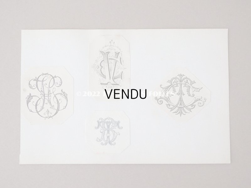 画像20: 19世紀 アンティーク モノグラムのアルバム