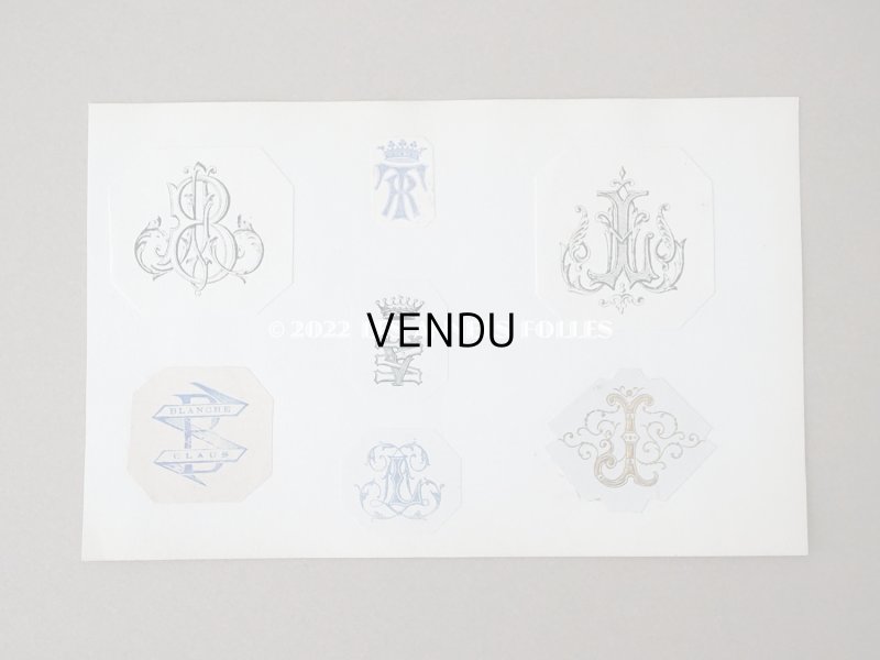 画像16: 19世紀 アンティーク モノグラムのアルバム