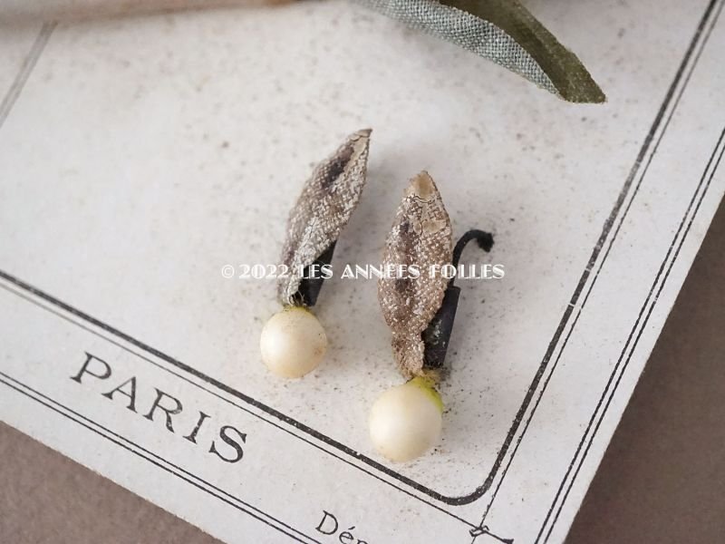 画像6: アンティーク ワックスフラワーのティアラ & ブーケ & ピアスのセット ウェディング 結婚式