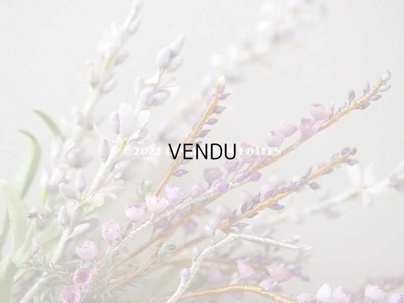 画像4: アンティーク ラヴェンダーの布花