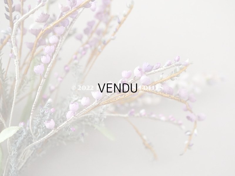 画像5: アンティーク ラヴェンダーの布花