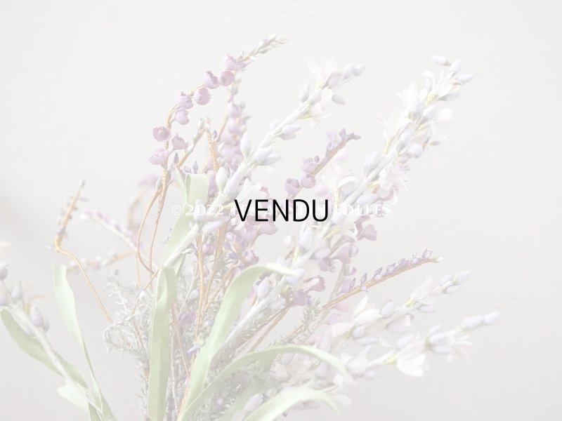 画像7: アンティーク ラヴェンダーの布花