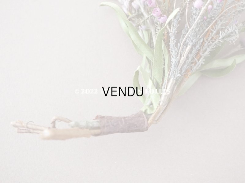 画像3: アンティーク ラヴェンダーの布花