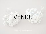 アンティーク 勿忘草のベルベットの布花 