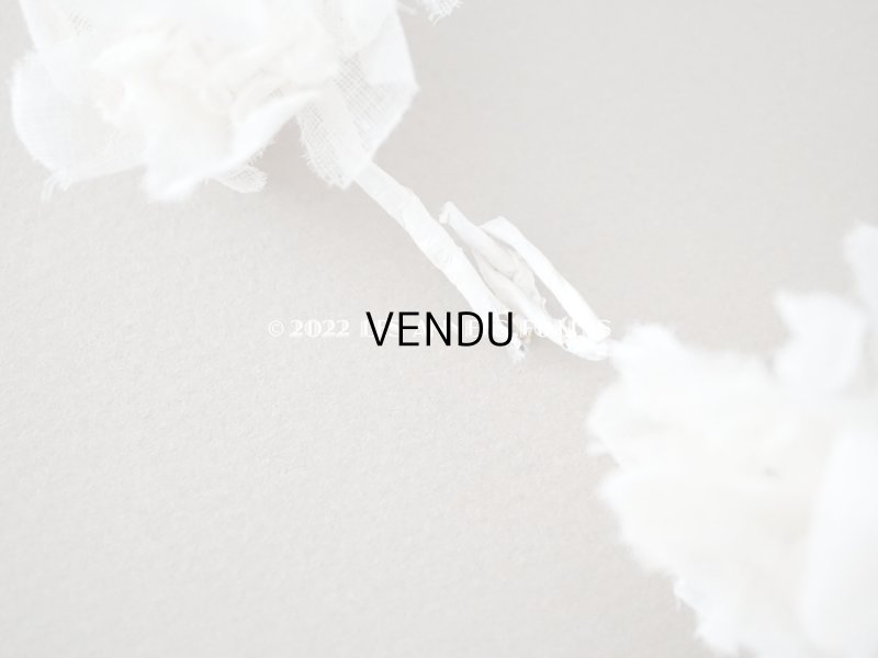 画像7: アンティーク 薔薇の布花のティアラ 花冠　