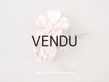 アンティーク とても小さな薔薇の布花　