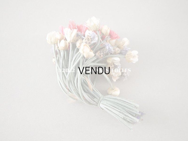 画像3: アンティーク フランス国花の布花 矢車菊＆ヒナゲシ＆マーガレット