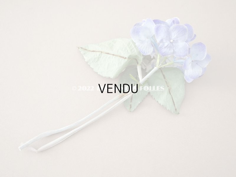 画像7: アンティーク 紫陽花の布花　淡い青紫