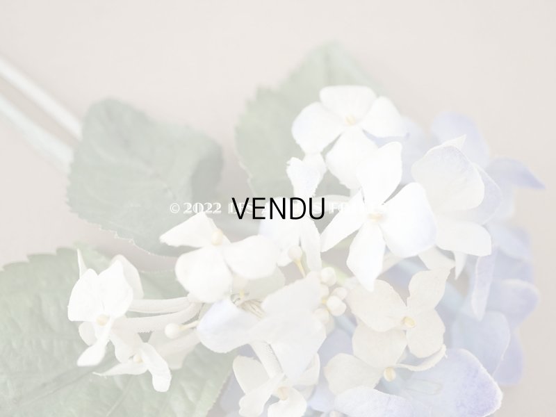 画像3: アンティーク 紫陽花の布花　淡い青紫