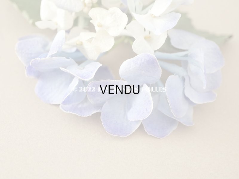 画像5: アンティーク 紫陽花の布花　淡い青紫